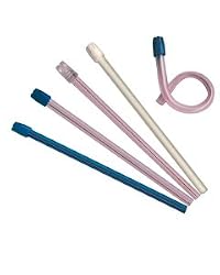 Crosstex Saliva Ejectors Clear W/Blue Tip 100/Bag **CLEAR WITH BLUE TIP**
