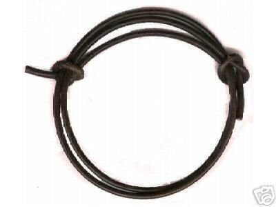 Mens Brown Adjustable 3.0mm Thick Leather Cord Surf Bracelet or Anklet