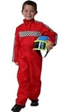 Racecar Driver Costume & Helmet Dressup Size 6/8