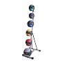 Cap Barbell Colored Medicine Ball Set with Rack
