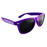 Blues Brothers Wayfarer Dark Black Sun Glasses Purple Corset