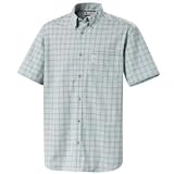 Columbia Sportswear Men's Pinnacle Point Plaid Shirt,Icecap,Small