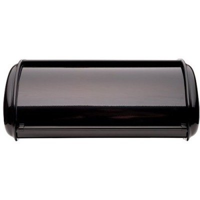 Bread Bin Sleek Designer Style Box in Black by Polder Home Tools