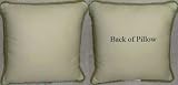 Bubbles Blue Yellow Pillow with Green Cording