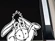 Eeyore Disney Donkey Waving Car Decal Sticker -SEW05063- 5L x 6.3W