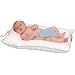 Leachco Comfy Caddy - Baby Bather, Shower Caddy - White With Blue Trim