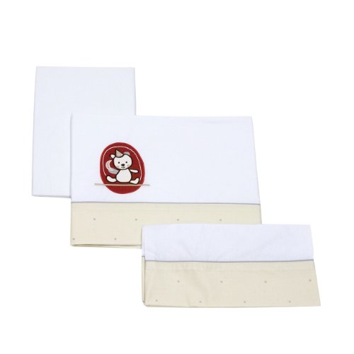 Imagen 2 de Cambrass Sabana Cuna 3 Pcs - color unico