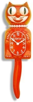 Limited Edition Tangerine Tango Lady Kit-Cat Klock? by California Clock Company
