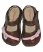 Leather Squeaky Shoes, Brown/Pink 