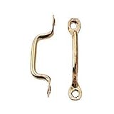 Dollhouse Miniature Gold Plated Brass Window Handle Pull by Houseworks 31aKsDl3GXL. SL160 Dollhouse Miniature Gold Plated Brass Window Handle Pull by Houseworks