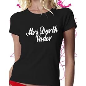 Mrs Darth Vader Star Wars T-shirt by Dead Fresh