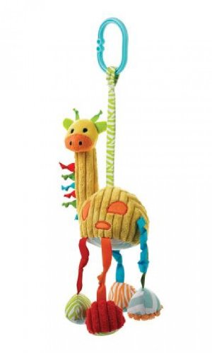 Mud Pie Safari Crazy Leg Stroller Buddy Plush Toy GIRAFFE wth vibrating action photo