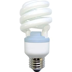 GE Lighting 75407 20-Watt CFL Spiral Reveal Light Bulb, 75-Watt Output, 1 Pack by General Electric