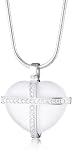 Esprit Damen-Kette CROSS MY HEART 43 cm S.ESNL90518B430