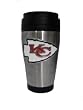 Kansas City Chiefs 16 oz Stainless Steel Travel Tumbler Beverage Holder - NFL Football