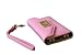 Luxury Designer Patent Leather Case Cover Wallet Pouch Hand Bag Purse Clutch For Apple iPhone 4 4S Pink