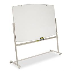 Quartet 3640TE Quartet Reversible Mobile Presentation Easel, Dry-Erase, 72 x 48, White/Neutral