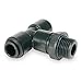 John Guest - PM101204E-PK10 - Acetal Copolymer Swivel Branch Tee, 15/32 Tube Size
