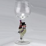 31aLPLT 6JL. SL160  Skating Snowman Wine Glass