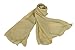 mashahan Chiffon Bridesmaid Shawls Long Evening Wraps(71inches*19inches)Gold