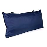 Navy/Sand Finish Outdoor Reversible Hammock Pillow