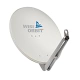 WISI OA85G Offset-Antenne Sat-TV Lichtgrau, 85 cm