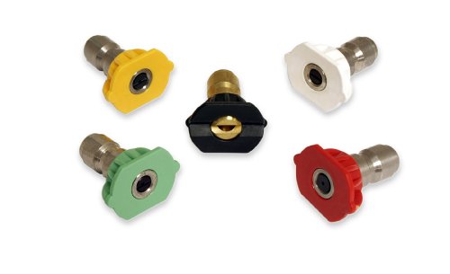 Apache 99023778 5 Piece Pressure Washer Quick Disconnect Spray Tip Set, 3.5 Orifice, 5000 psi