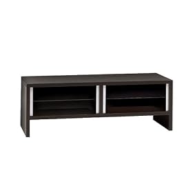 2-Shelf Stand for 40" Flat Panel TV- Coffee-Colored Finish