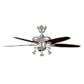 Wesley Click-In Ceiling Fan Nickel (52")
