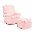 Chloe Upholstered Glider - Pink Weave Chloe Upholstered Glider - Pink Weave