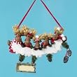 Club Pack of 12 Moose Family of 5 Christmas Ornaments for Personalization
