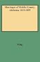 Marriages of Mobile County, Alabama, 1813-1855