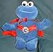 Search : Sesame Street 13" Plush Muppet Super Cookie Monster Doll with Cape by Tyco