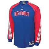 Pistons adidas NBA On Court L/S Shooting Shirt - Men's