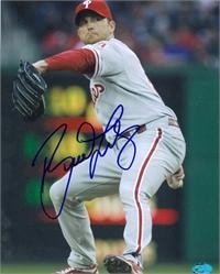 Brad Lidge Autographed/Hand Signed 8x10 Photo (Philadelphia Phillies)