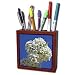 Patricia Sanders Flowers - Flowers in a Blue Sky- Flowering Tree- Spring Photography - Tile Pen Holders-5 inch tile pen holder