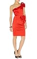 Limited Edition Signature Stretch Satin Peplum Dress