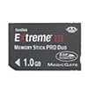 SanDisk 1 GB MemoryStick Pro Duo Extreme III SDMSPDX3-1024-901 (Retail Package)