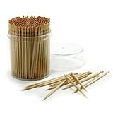 Norpro Ornate Wood Toothpicks, 360-Pack