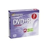 Click here to buy Memorex 4.7Gb/16x DVD+R 5-Pack by Memorex.