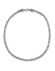 Sterling silver chain necklace, Love Links