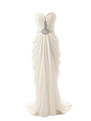 Strapless Sheath Chiffon Sweetheart Full Length Lace Pleated Evening Dress/Bridesmaid Dress/Prom Dress 