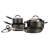 METRO 0456 COOKWARE SET 7PC HARD ANODIZED