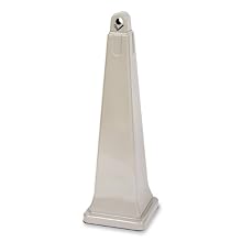 Rubbermaid Commercial Grounds-Keeper Cigarette Waste Collector, Pyramid, Plastic/Steel, Beige (257088BG)