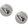 Stainless Steel Arizona Cardinals Logo Stud Earrings
