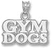 Georgia Bulldogs Gym Dogs Pendant - Sterling Silver Jewelry