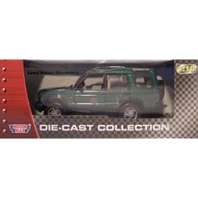 2004 Land Rover Discovery diecast model SUV 1:18 scale die cast by Motor Max - Blue