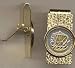 Cyprus 5 Mils ÒViking ShipÓ Two Toned Coin Hinged Money Clip