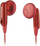Philips Neon Earbud Headphones - Red (SHE2618/27)