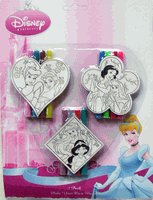 Disney Princess Magnets Set - Draw and Create Your Own Princess Magnets